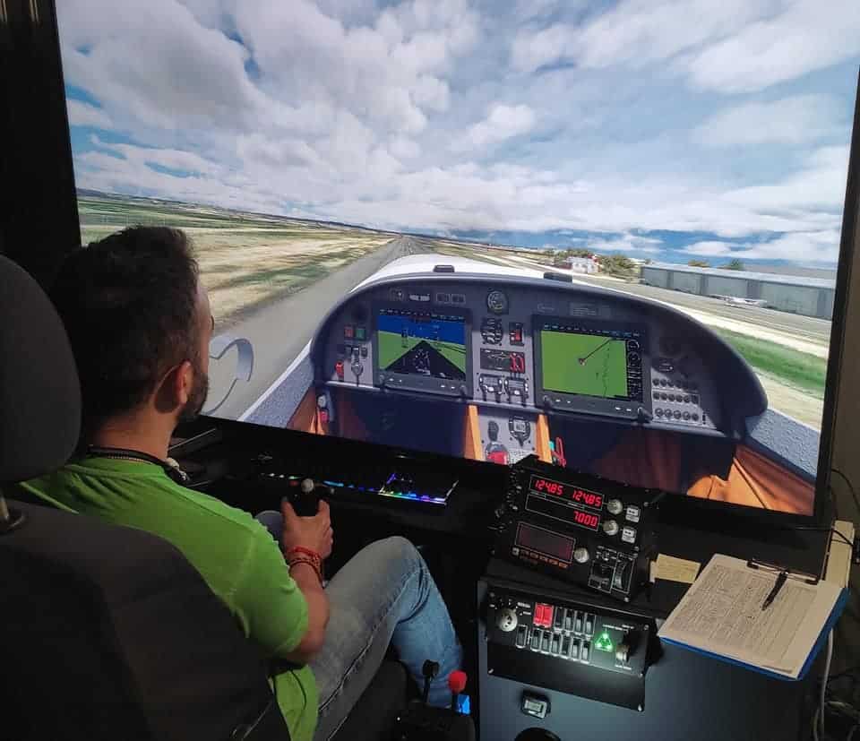 Simulador de vuelo en Zaragoza
